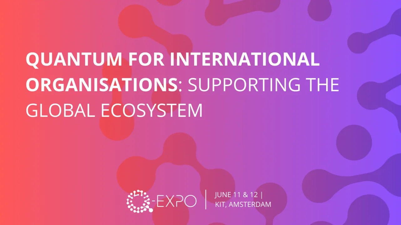 Quantum for International Organisations: supporting the global quantum ecosystem