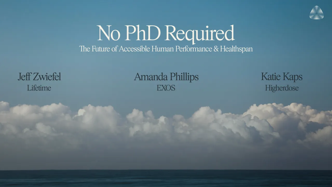 No PhD Required: The Future of Accessible Human Performance