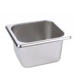Cuba sem alça inox 1/6 GN 100