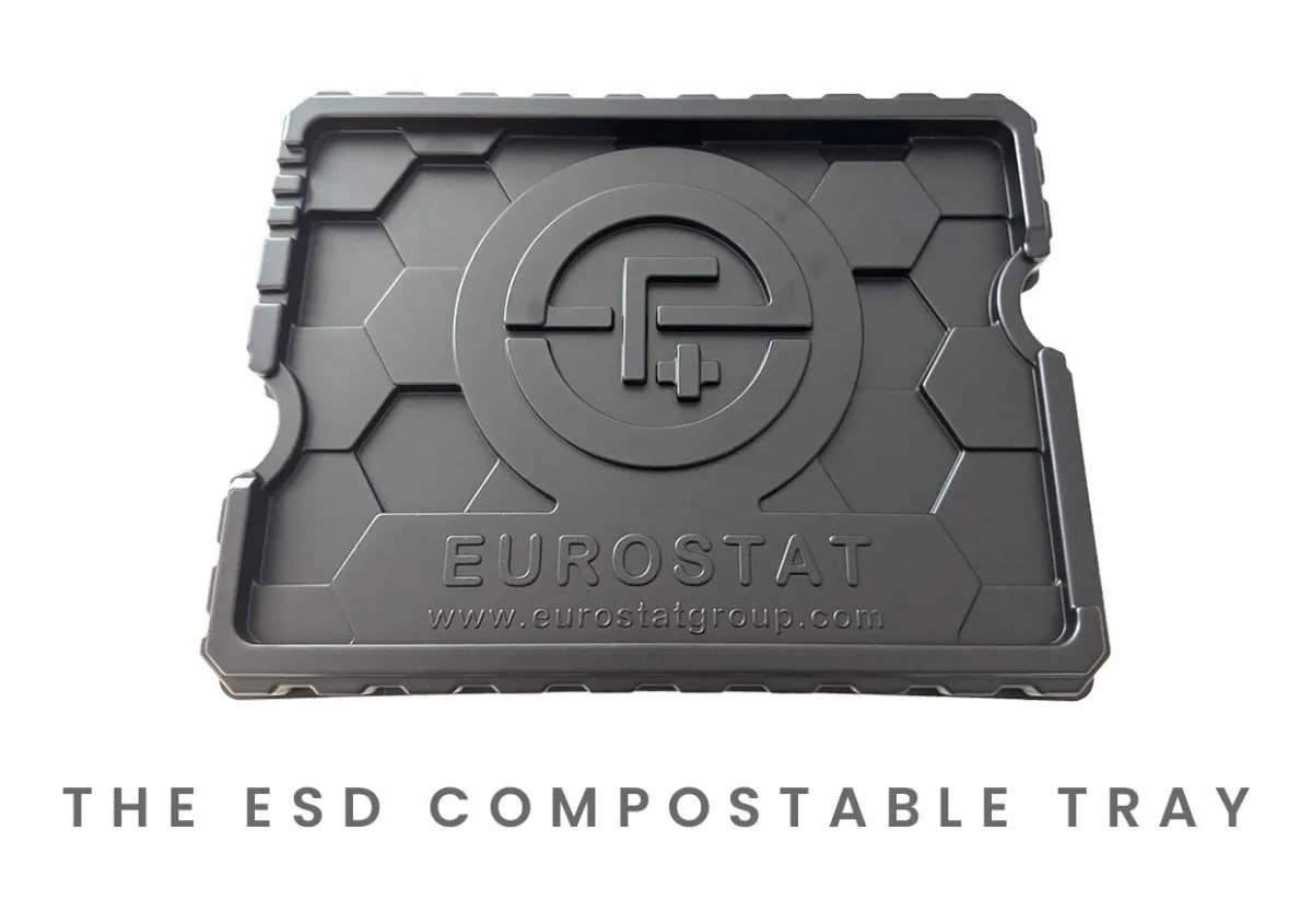 ESD SAFE COMPOSTABLE TRAY