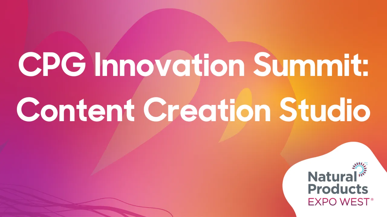 CPG Innovation Summit: Content Creation Studio
