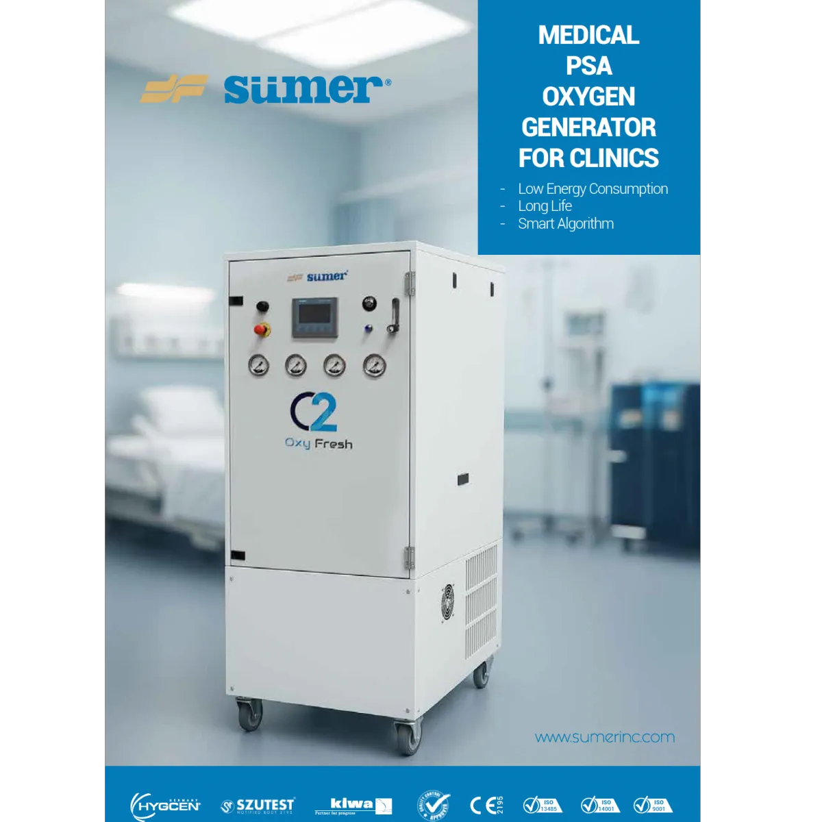 Sumer - Oxyfresh Clinic Type Oxygen Generators