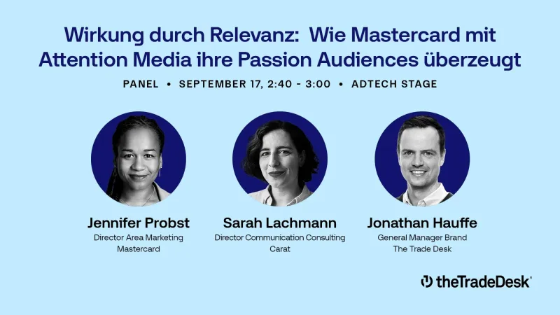 Wirkung durch Relevanz: Wie Mastercard mit Attention Media ihre Passion Audiences überzeugt