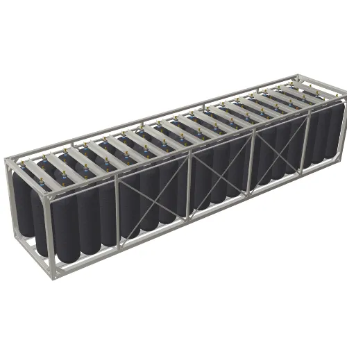 Innovative Multi-Element Gas Container based on type IV tanks