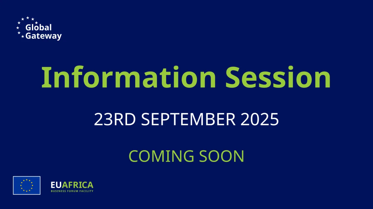 Online Information Session Sep 2025: Upcoming EU Business Events in Africa