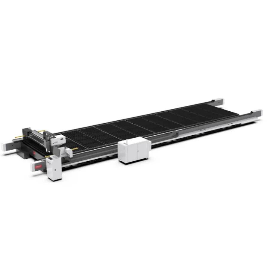 Série GS-MAX | Máquina de Corte a Laser de Fibra para Chapas Metálicas com Plataforma Única de Grande Formato