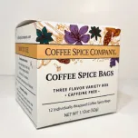 Coffee Spice Company - Variety Box (12) Spice Bags/3 flavors, 4 each