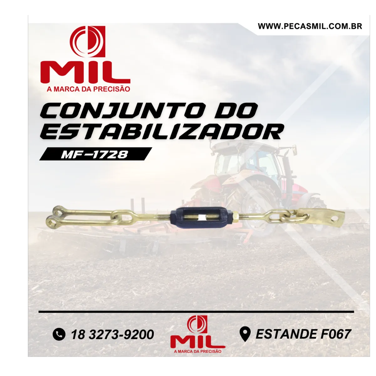 Original Type Stabilizer Assembly (3/4) for Tractors.