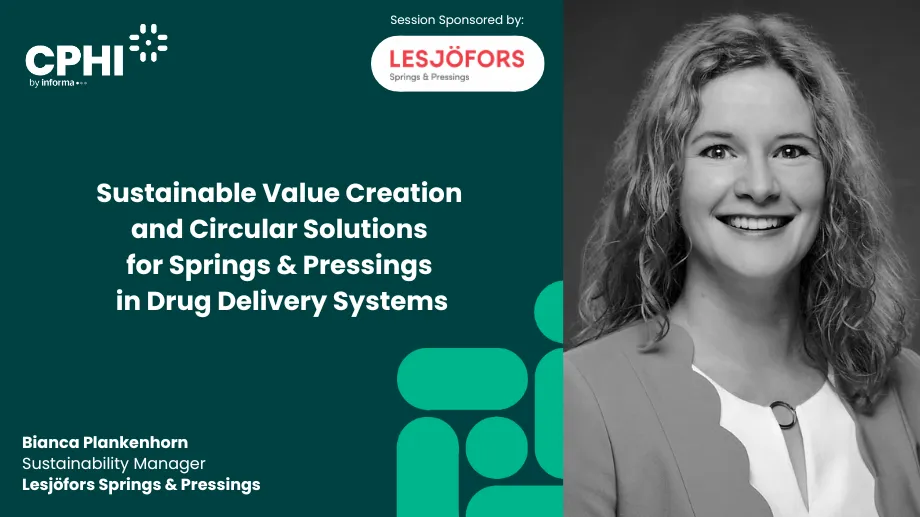 Sustainable value creation and circular solutions for springs and pressings in drug delivery systems