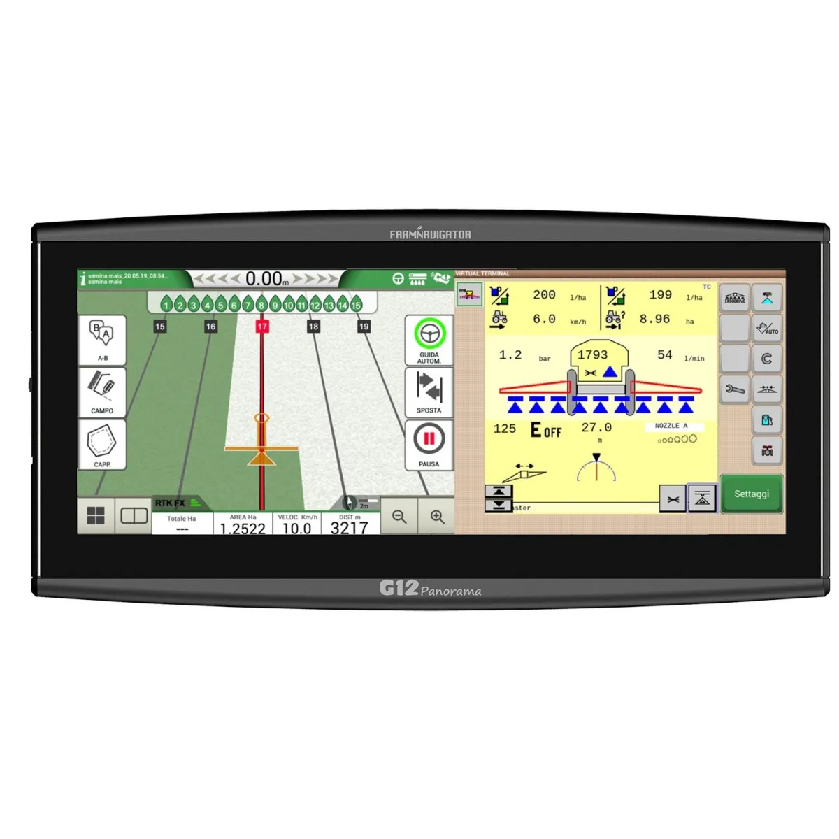 GPS AvMap G12 Display Multi-Panorâmico