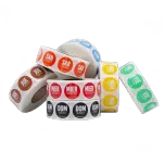 Etiquetas de rotación para alimentos