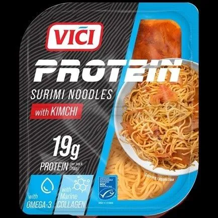 Viči High-Protein Surimi Noodles with Kimchi