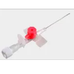 IV Cannula with wings and with port with safety features