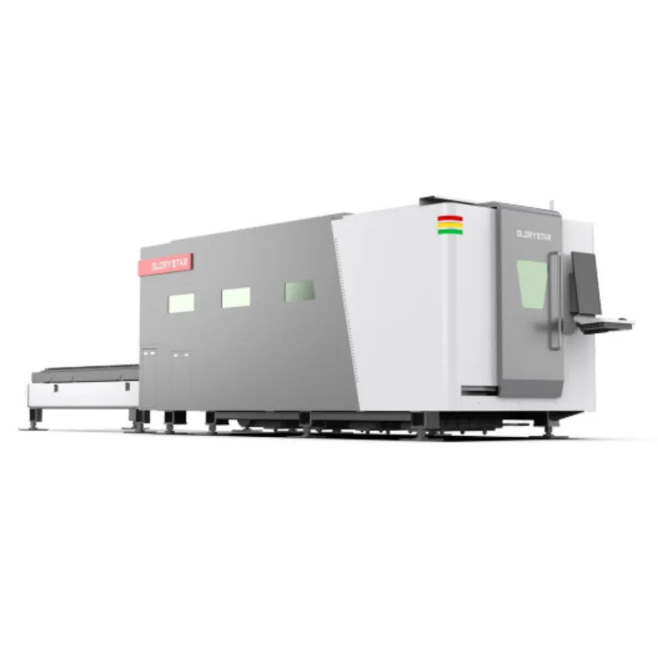 Série GS-H | Máquina de Corte a Laser de Fibra com Troca de Mesa Fechada para Chapas Metálicas