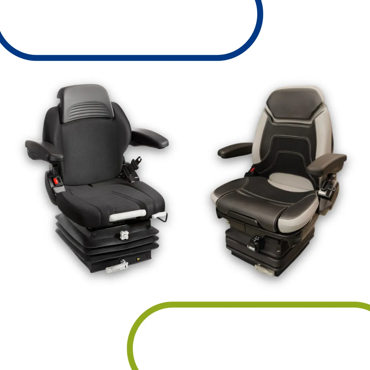 Driver and passenger seats