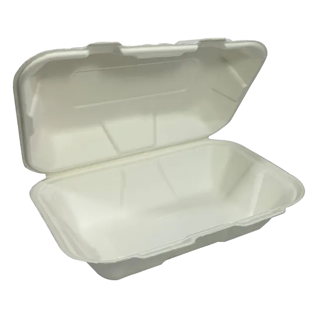 Biodegradable Clamshell 9" x 6" PFAS Free/XDJ-PPC-B9601