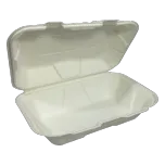 Biodegradable Clamshell 9" x 6" PFAS Free/XDJ-PPC-B9601