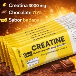 Gummy Creatine Bar Coated in 70% Dark Chocolate