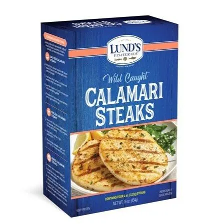 Calamari Steaks - 1 lb Retail Box