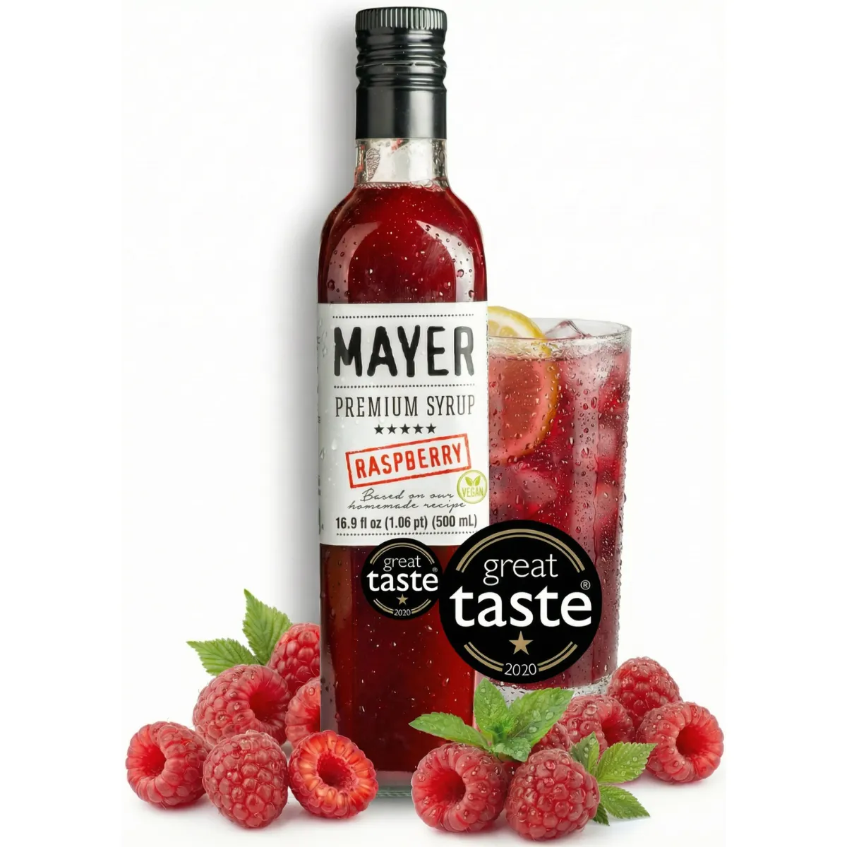 Mayer Premium Raspberry Syrup / Cordial