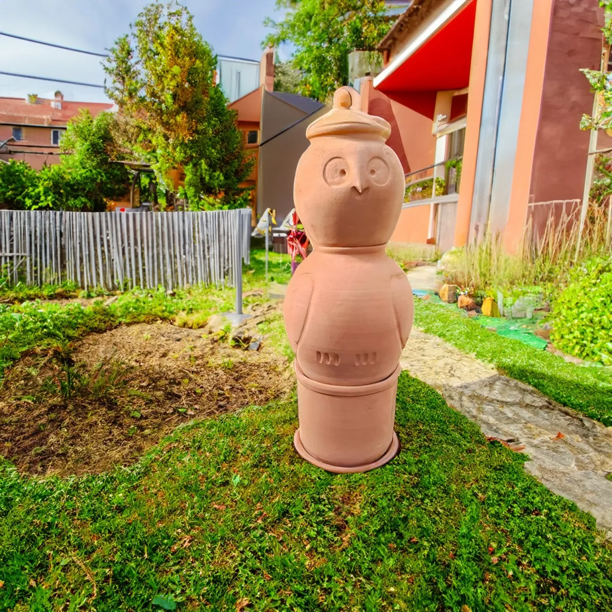 Lombricomposteur à étage, MODULABLE en terre cuite