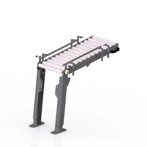 Portillon à rouleaux libres