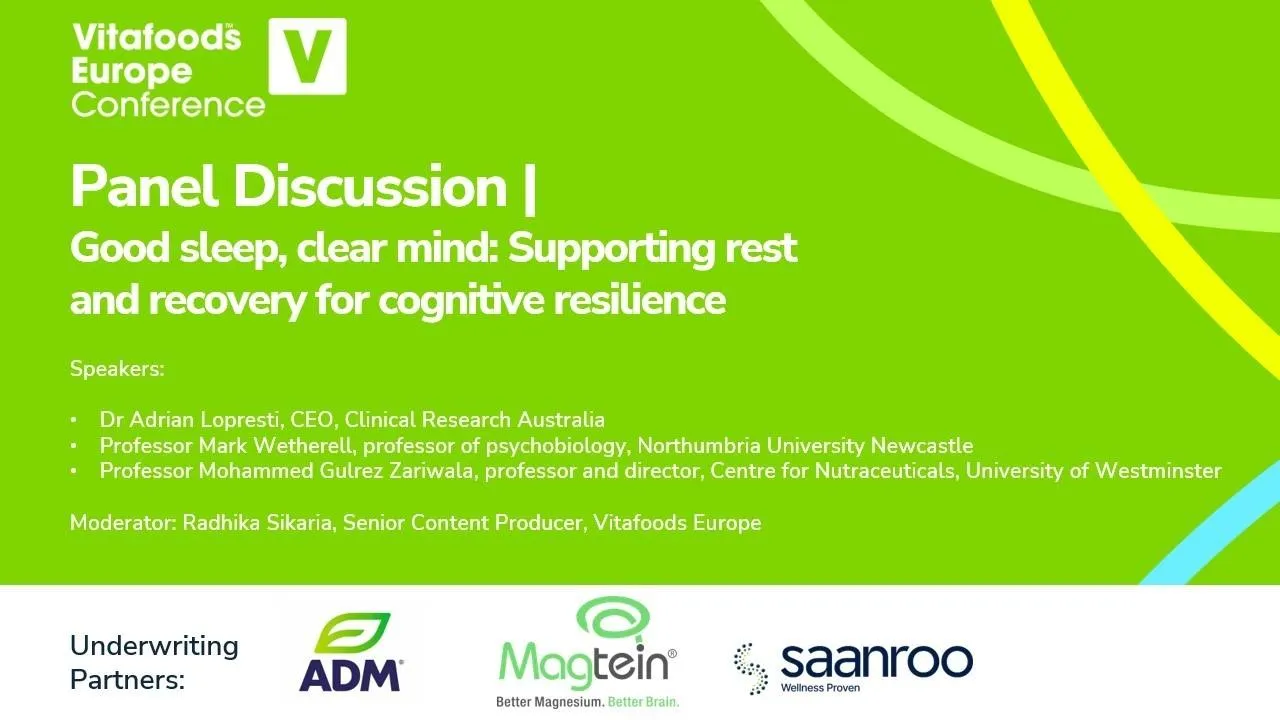 Panel Discussion | Good sleep, clear mind: Supporting rest and recovery for cognitive resilience