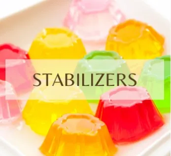 Gelling agent and Stabilizers