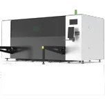 MÁQUINA DE CORTE DE TUBOS A LASER COM MANDÍBULA DIANTEIRA MÓVEL MONTADA LATERALMENTE