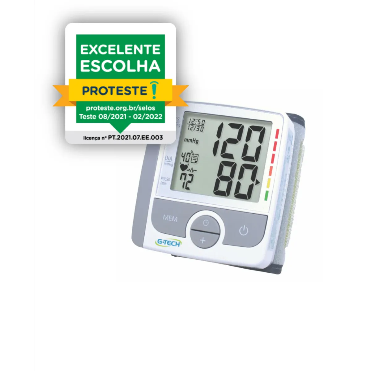 Aparelho de Pressão Digital G-TECH GP300