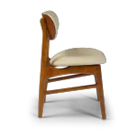 Cadeira Prominenza com Encosto Estofado, Encosto em Madeira e Encosto em Telinha