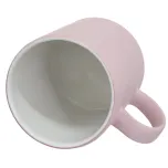 Caneca Ceramica delicadinha Rosa Candy Fosca 310ml