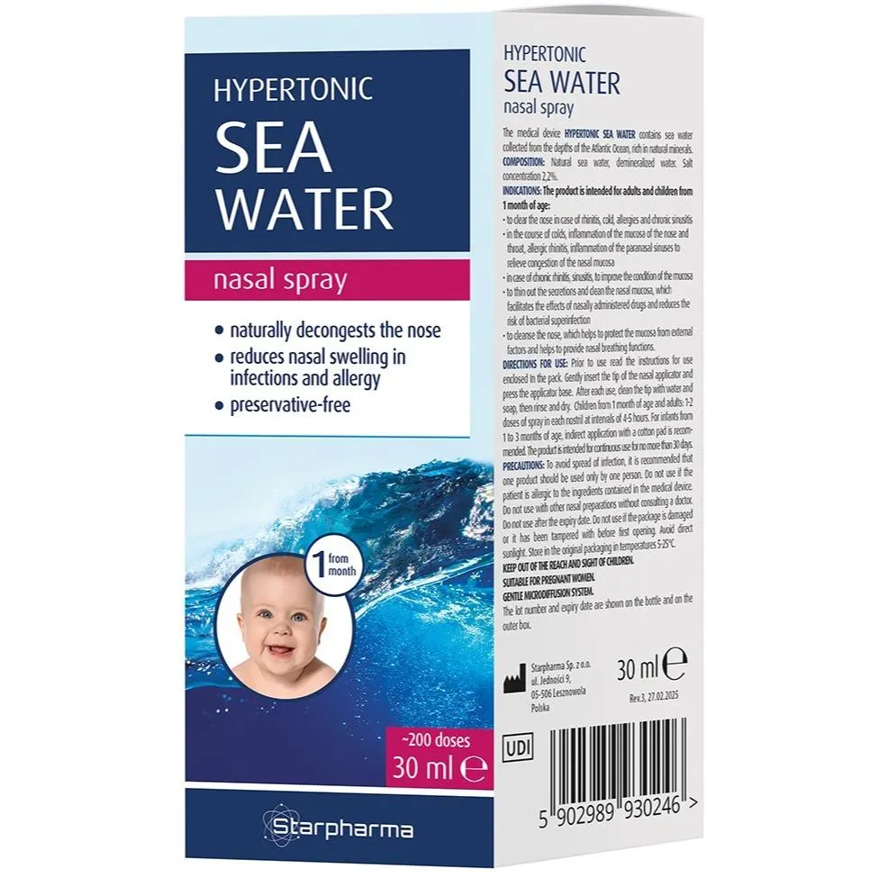 Hypertonic Sea Water