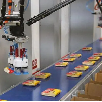 PIAB- Manuseio de embalagens com nosso Gerador de vácuo Coax e ventosas piGRIP