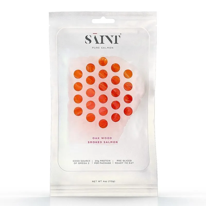 SAINT® PURE Oak Wood Cold Smoked Salmon