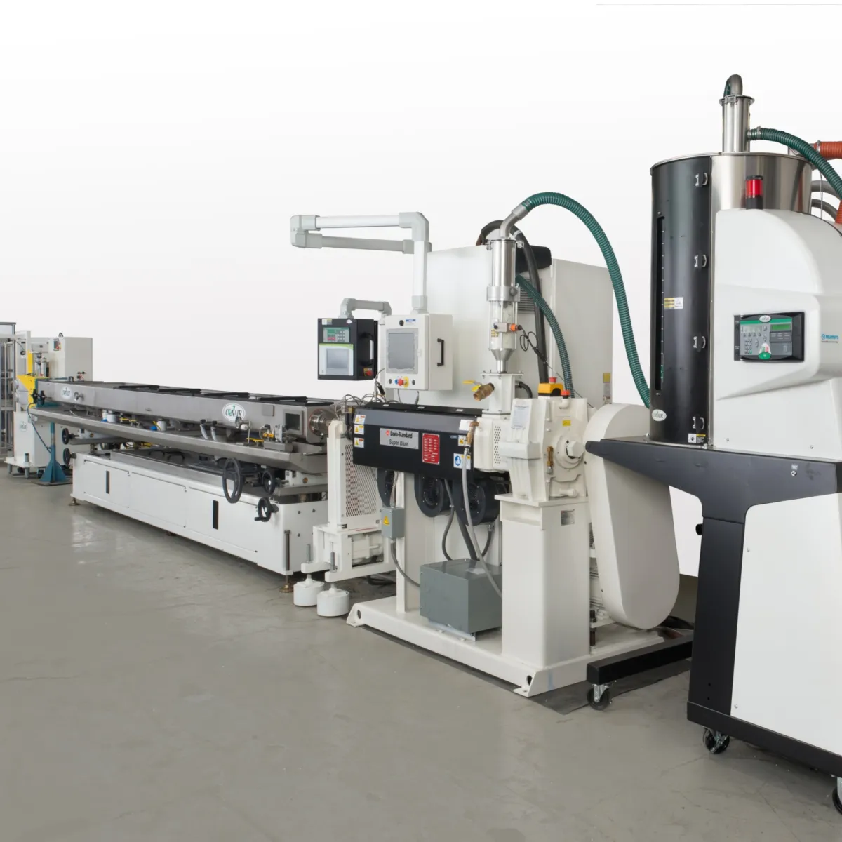 Linha de extrusão para perfil