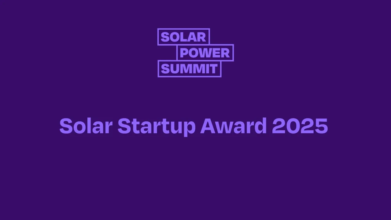 Solar Startup Award 2025