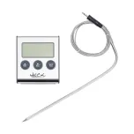 Termômetro e Timer Digital c/ Sonda -50° à 300°C - Weck