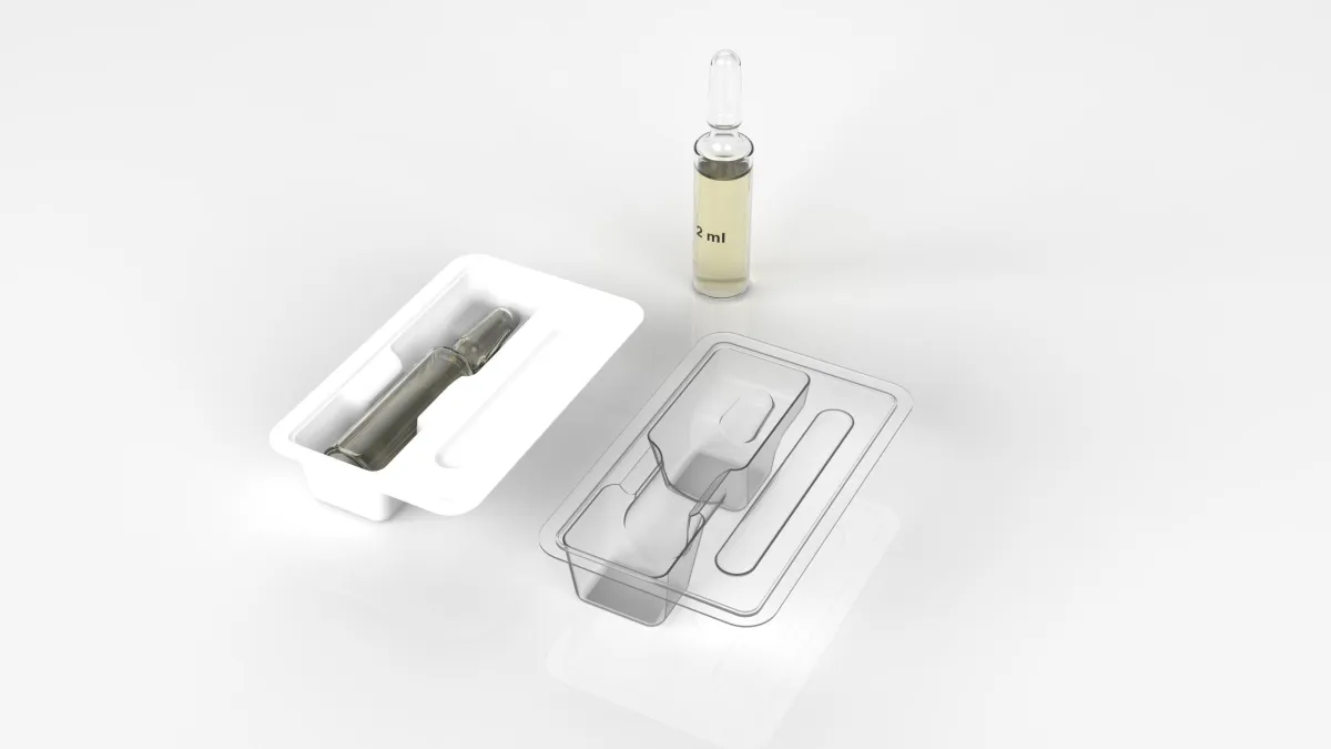 Blister for single ampoule 2ml