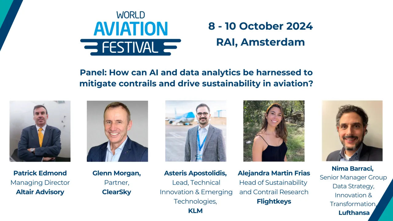 Panel: How can AI and data analytics be harnessed to mitigate contrails and drive sustainability in aviation?