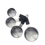 Conjunto Medidoras de Xicaras Inox 4 pçs 250ml,125ml, 80ml, 60ml Weck