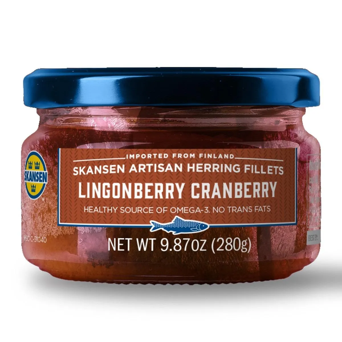 Lingonberry Cranberry Artisan Herring Jar