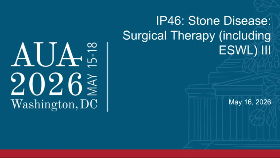IP46: Stone Disease: Surgical Therapy (including ESWL) III