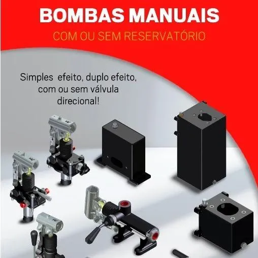 Bombas Manuais com ou sem reservatório