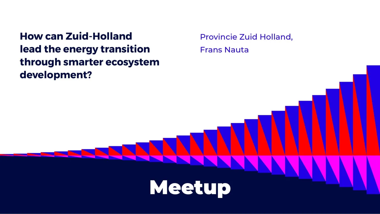 How can Zuid-Holland lead the energy transition through smarter ecosystem development?