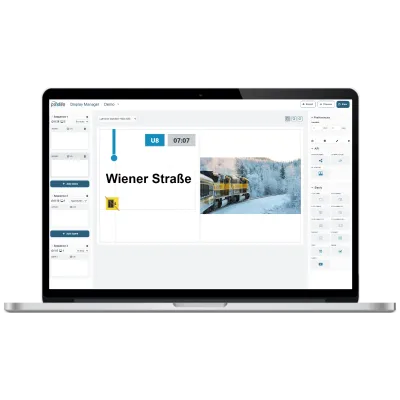 PIS software editor - paxCMS