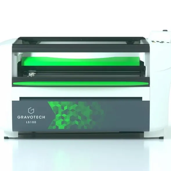 LS100: Máquina a laser CO2 para sinalização, corte criativo e personalização