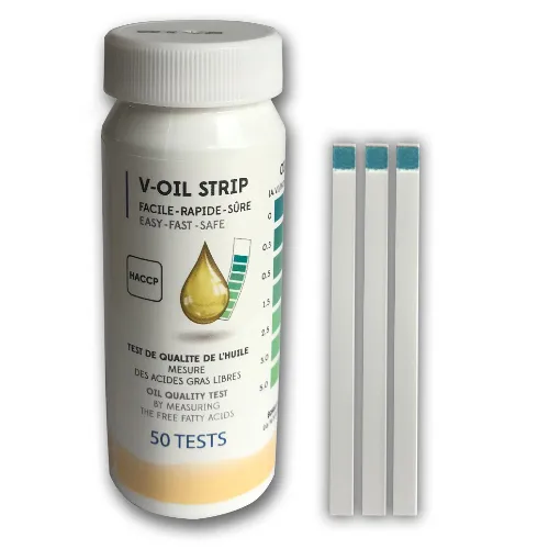 Oil quality test strip