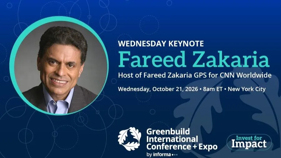 Greenbuild Keynote Address - Fareed Zakaria