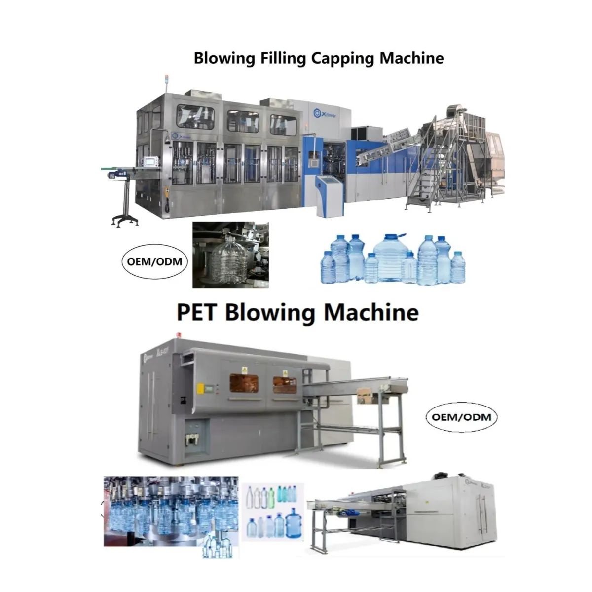 PET Rotary Blowing Machine· Blowing, Filling, and Capping Combi ·Turnkey Solutions for Complete Lines